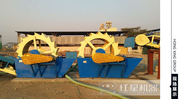 40-60方洗砂機(jī)現(xiàn)場(chǎng)