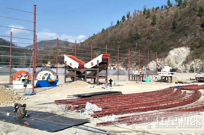 河南客戶(hù)2020年開(kāi)辦機(jī)制砂廠